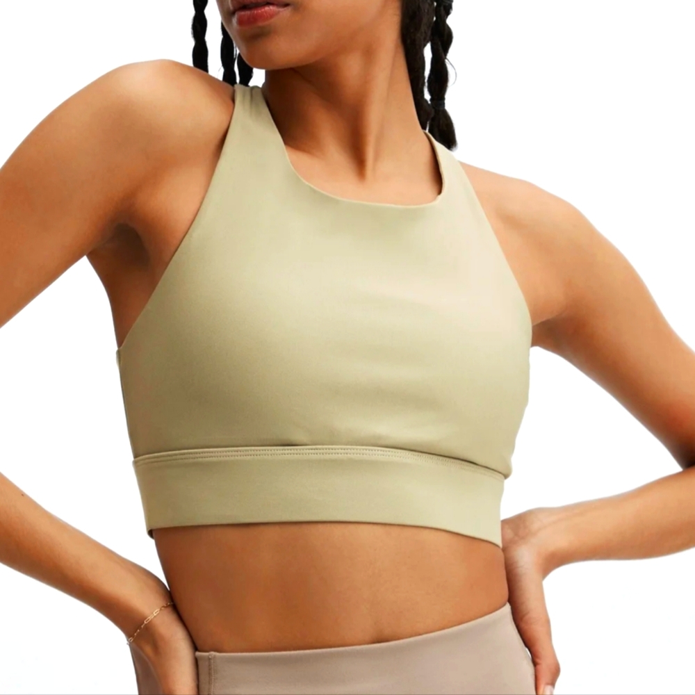 Fabletics  No-Bounce Sports Bra - ALLOY